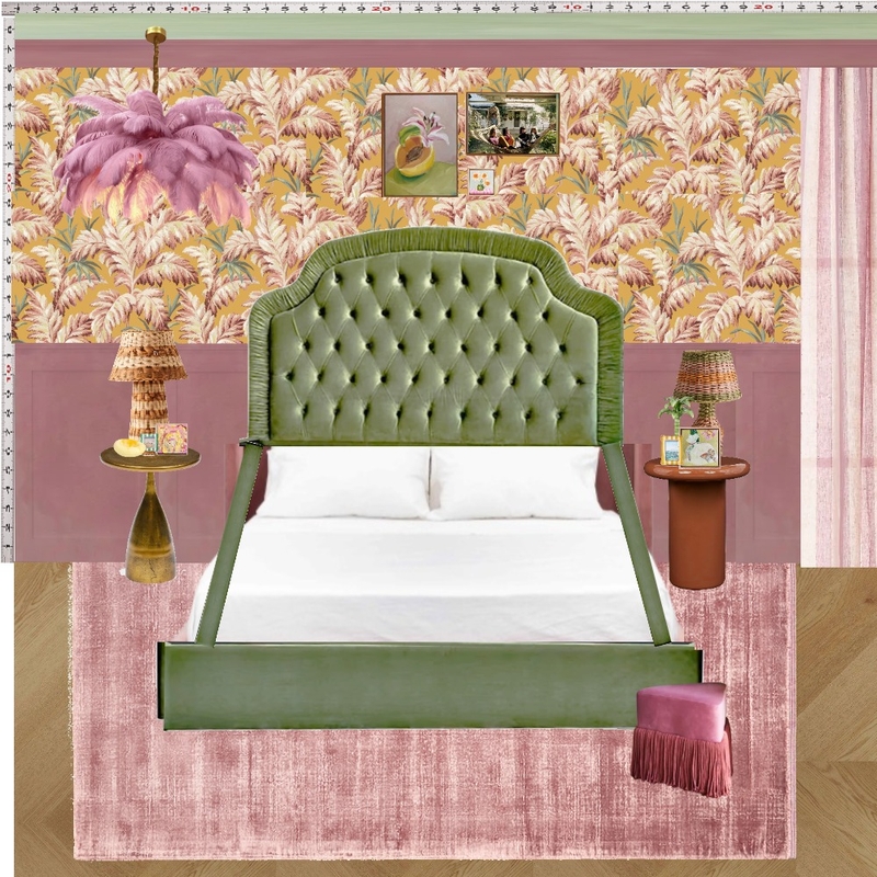 Old Hollywood Bedroom Wall Mood Board by dl2407 on Style Sourcebook
