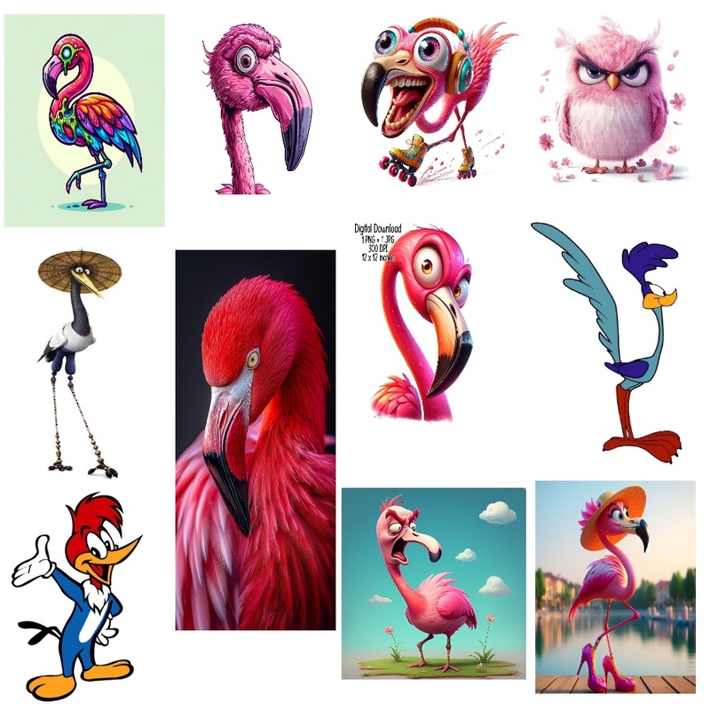Gladys the Flamingo 2 Mood Board by Nkwtmd10 on Style Sourcebook
