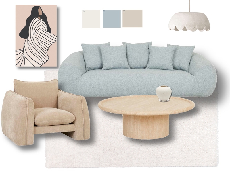 Neutral mood baby blue Mood Board by Anna Cameron on Style Sourcebook