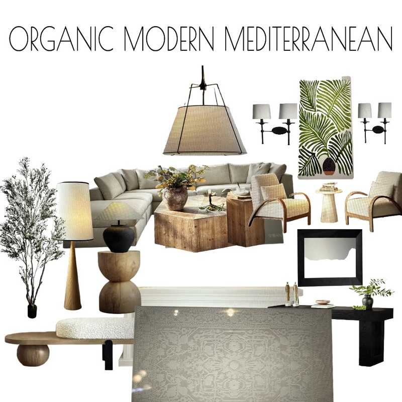 Organic Modern Mediterranean Mood Board by al1168ster@gmail.com on Style Sourcebook