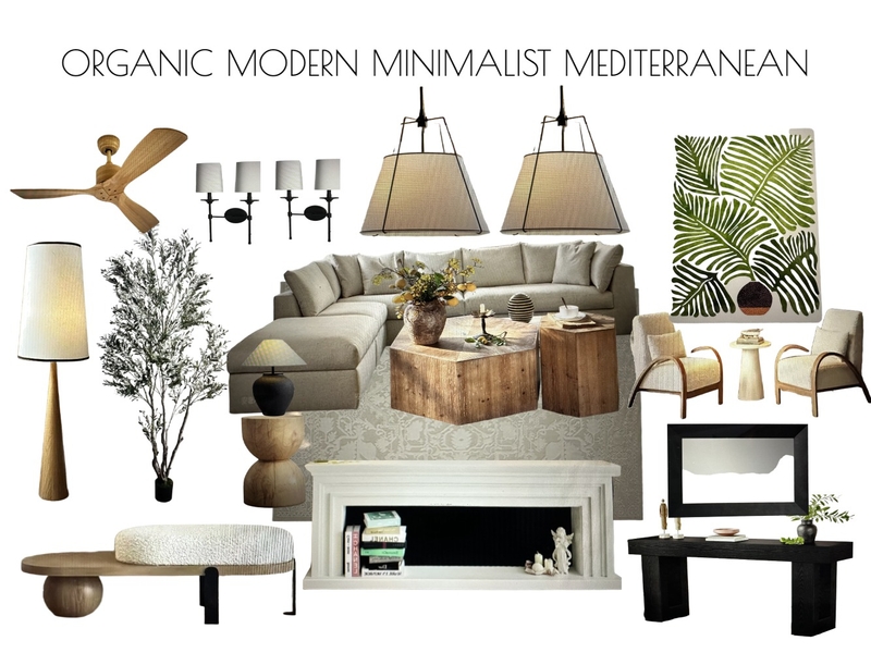 Organic Modern Minimalist Mediterranean Mood Board by al1168ster@gmail.com on Style Sourcebook