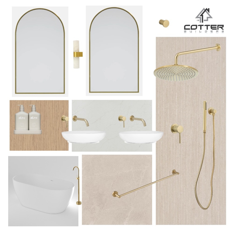Slade Point Project - Ensuite Mood Board by Cotter Builders on Style Sourcebook