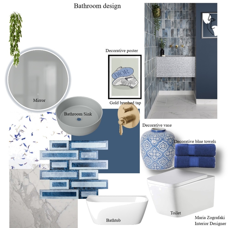 bathroom Mood Board by mariazografaki on Style Sourcebook