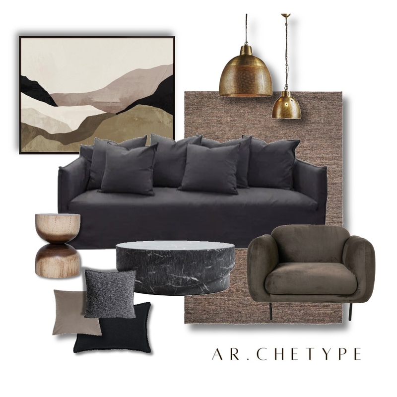 Midnight Mood Mood Board by AR.CHETYPE DESIGN on Style Sourcebook