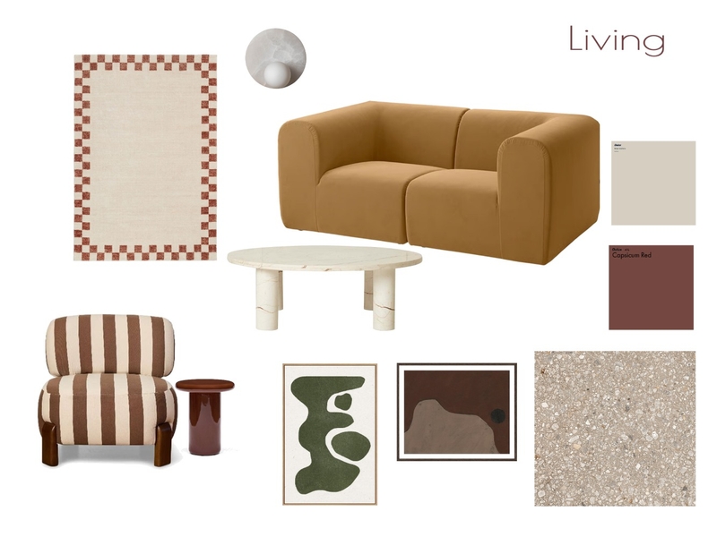 Living Mood Board by soudalay on Style Sourcebook