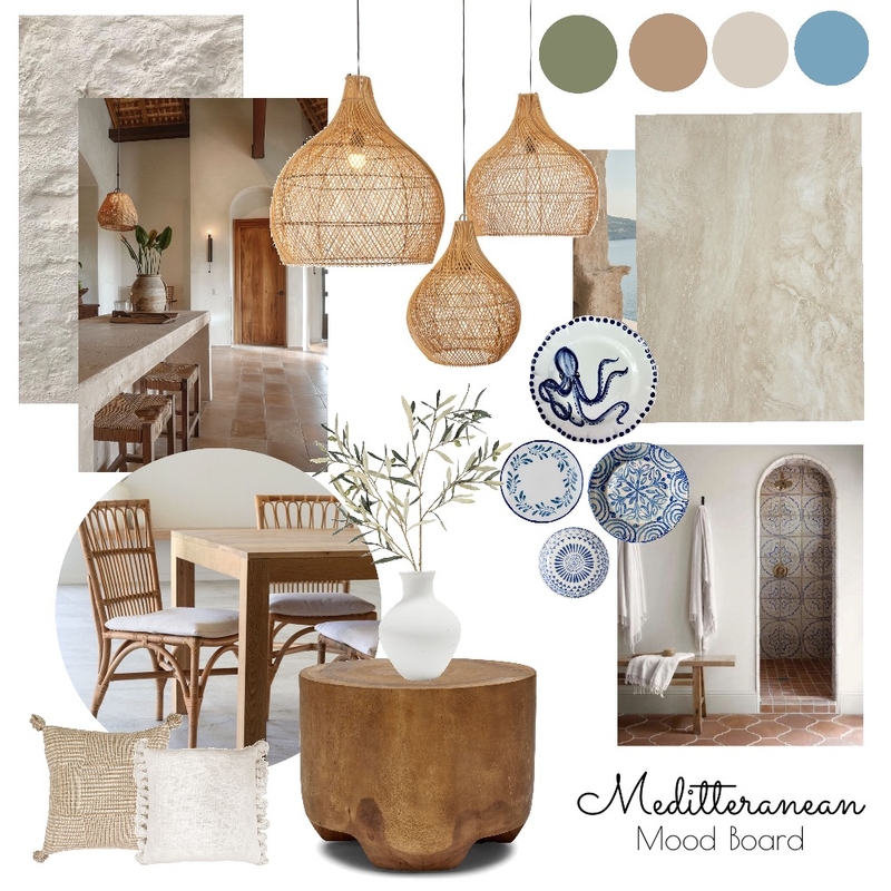 Mediterranean Mood Board by Renee Wratih on Style Sourcebook