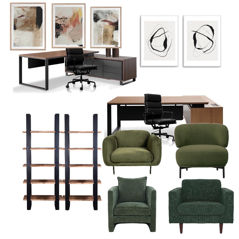 Study - Sample Board Mood Board by Haysloft Designs on Style Sourcebook