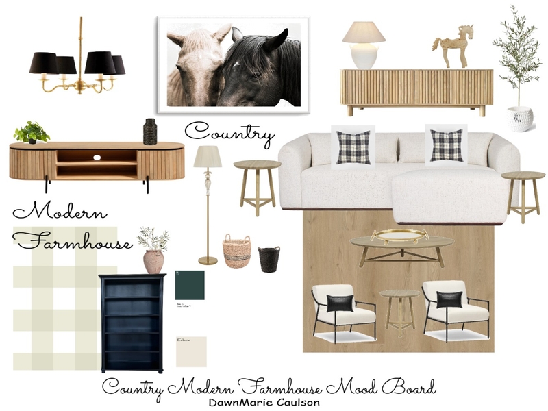 Country Modern Farmhouse Mood Board Final Mood Board by Dawnmariecaulson on Style Sourcebook