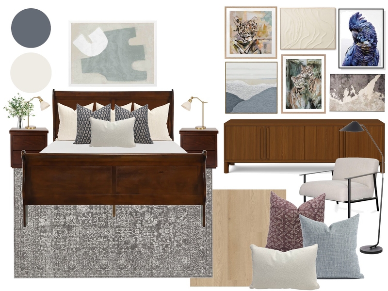 Clark Ave -Lisa's Room Mood Board by Sarah Beairsto on Style Sourcebook