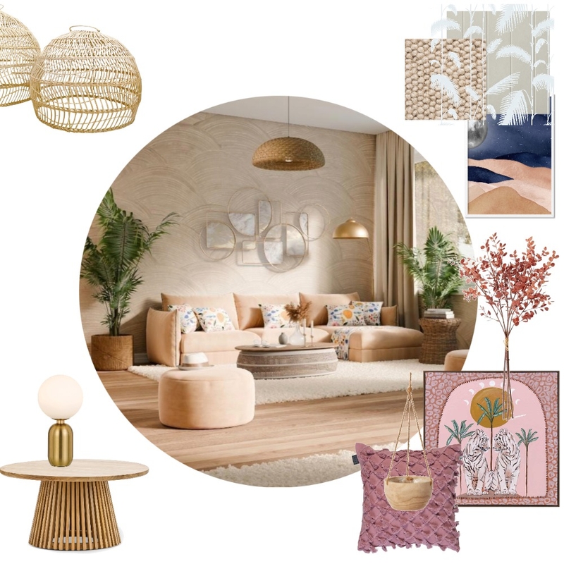 Boho chic Mood Board by Serenity Interiors on Style Sourcebook