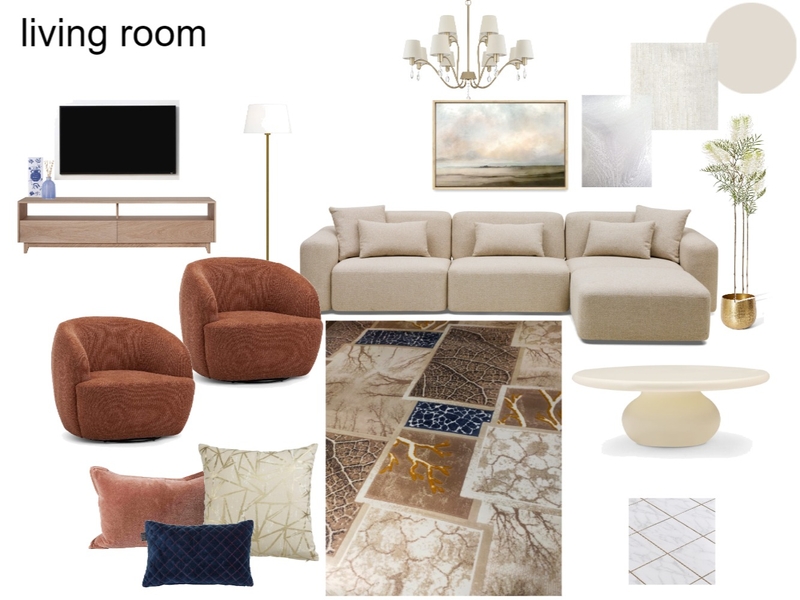 Living room Mood Board by Menna Hesham on Style Sourcebook