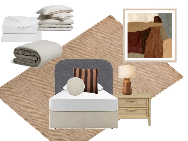 5/1023 brunswick street, new farm. - second bedroom Mood Board by tlaws on Style Sourcebook