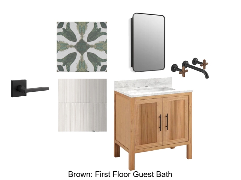 Brown: First Floor Guest Bath Mood Board by Whowell456 on Style Sourcebook