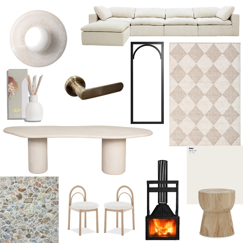 Living/Dining Mood Board by hleadbeater on Style Sourcebook