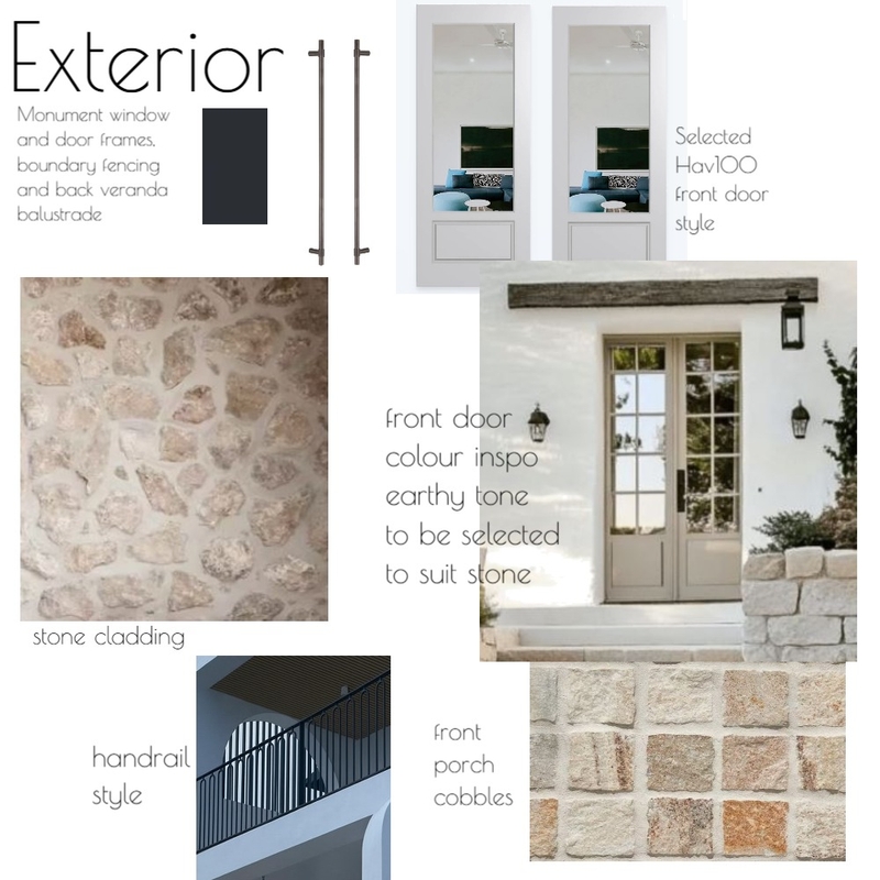 Bayview Exterior Mood Board by jill@corbetthomes.com.au on Style Sourcebook