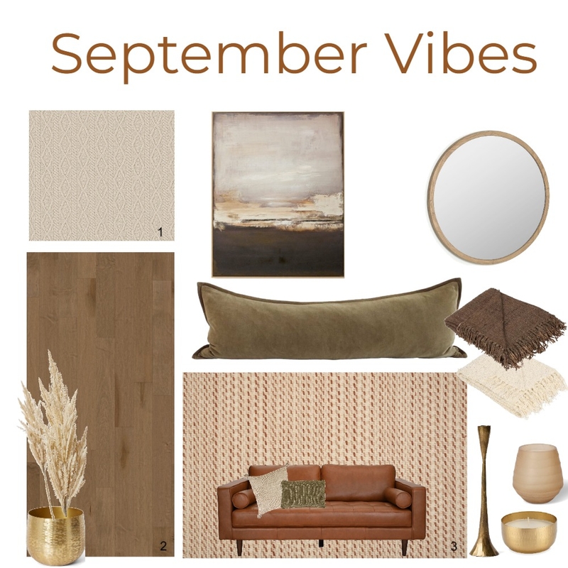 September Grounded Living Mood Board by Cicco Design Studio on Style Sourcebook