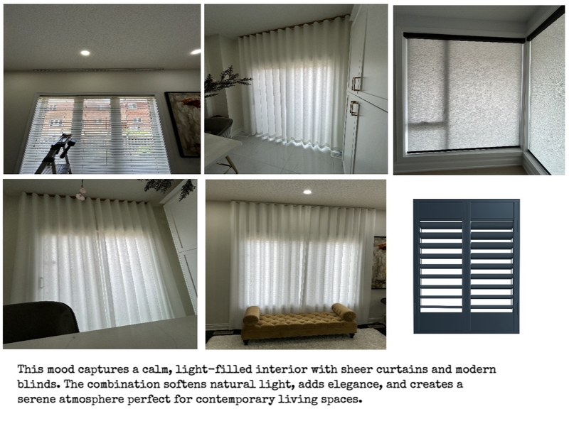 Sheer Serenity with Modern Curtains & Blinds Mood Board by Design2View Blinds & Window Covering on Style Sourcebook