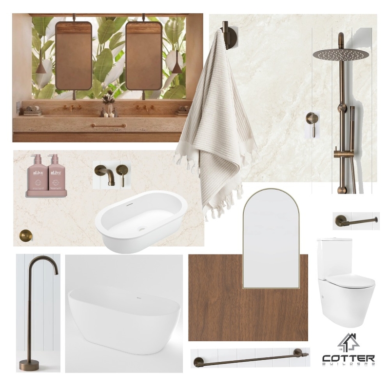 Elysian - Ensuite Mood Board by Cotter Builders on Style Sourcebook