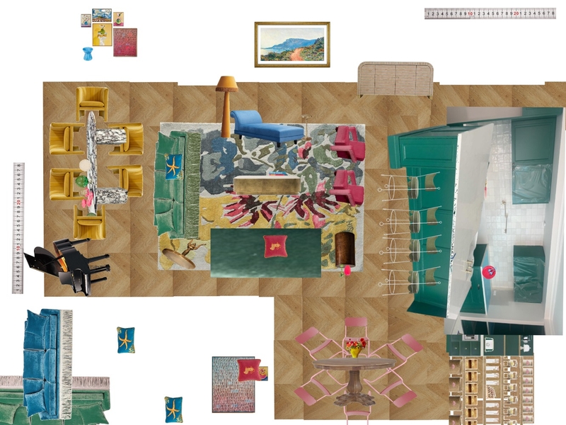 Great Room Space Planning Scale Mood Board by dl2407 on Style Sourcebook