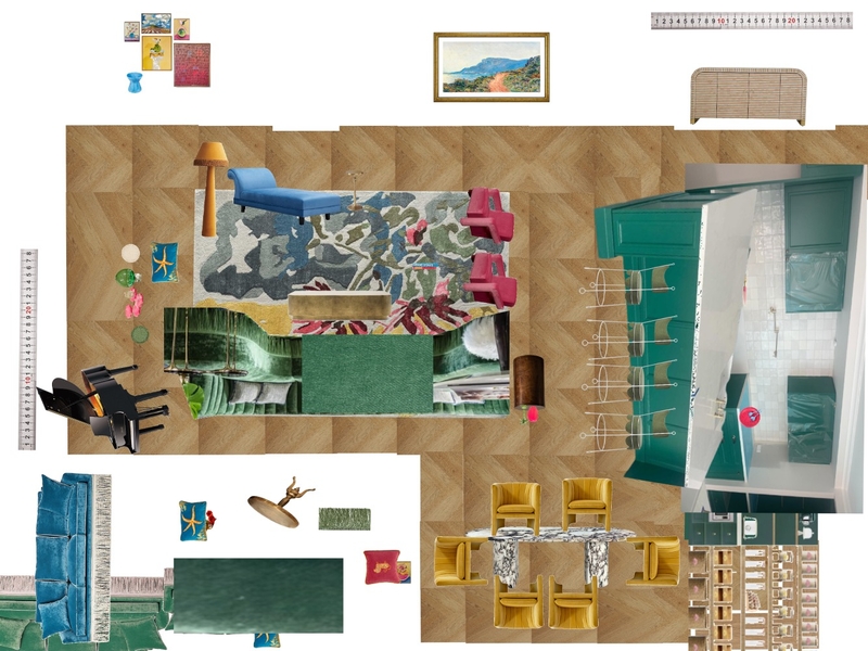 Great Room Space Planning Scale Mood Board by dl2407 on Style Sourcebook