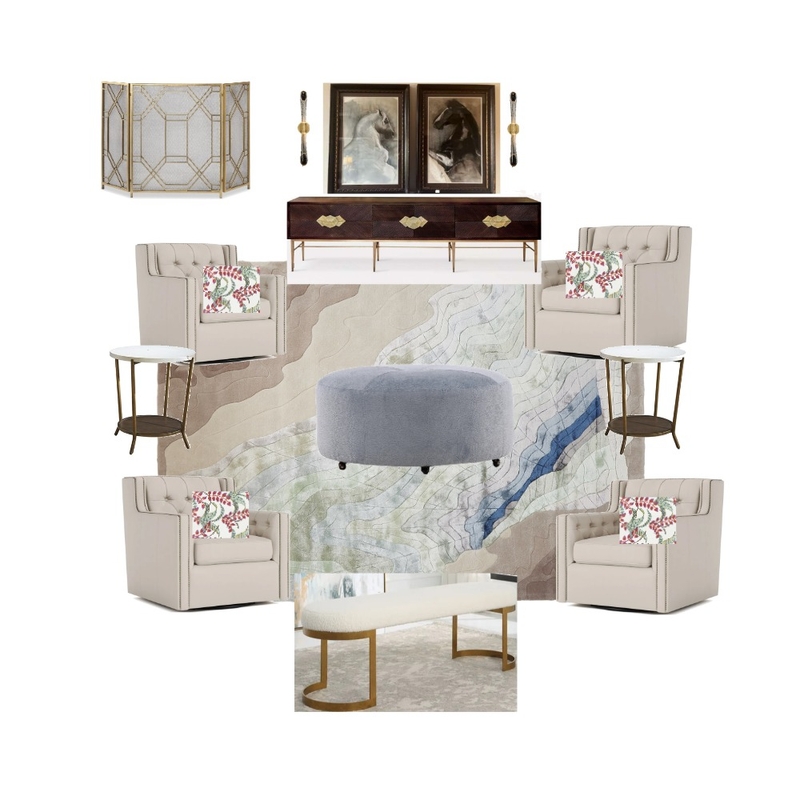 final fireplace setting room Mood Board by sue@sueattebery.com on Style Sourcebook