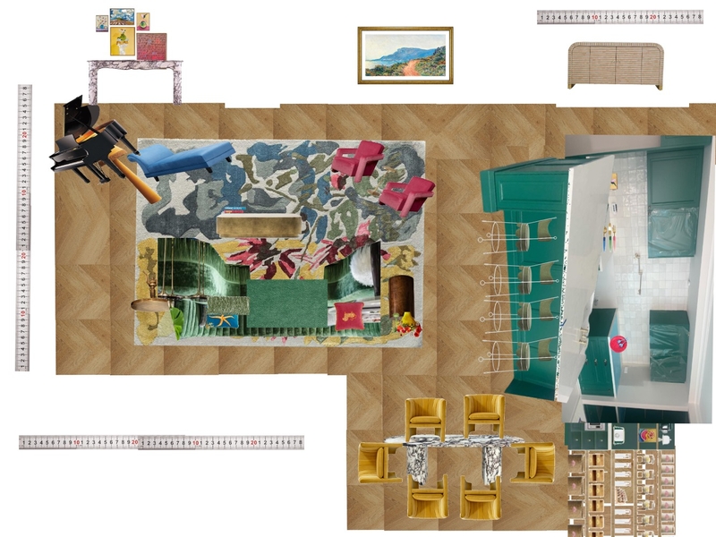 Great Room Space Planning Scale Mood Board by dl2407 on Style Sourcebook