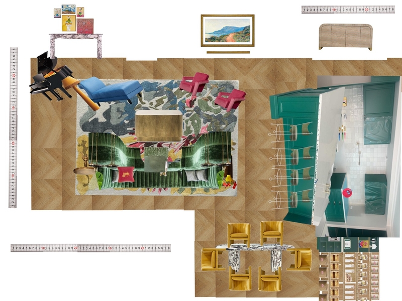 Great Room Space Planning Scale Mood Board by dl2407 on Style Sourcebook