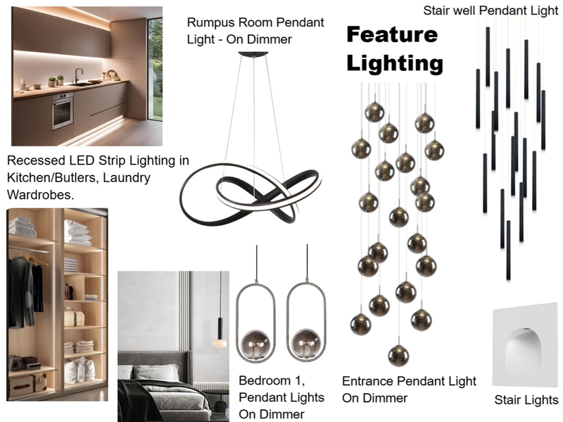 Marks Lighting Mood Board by staged design on Style Sourcebook