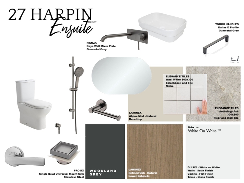 27 Harpin Ensuite Mood Board by jessica@russellparsons.com.au on Style Sourcebook