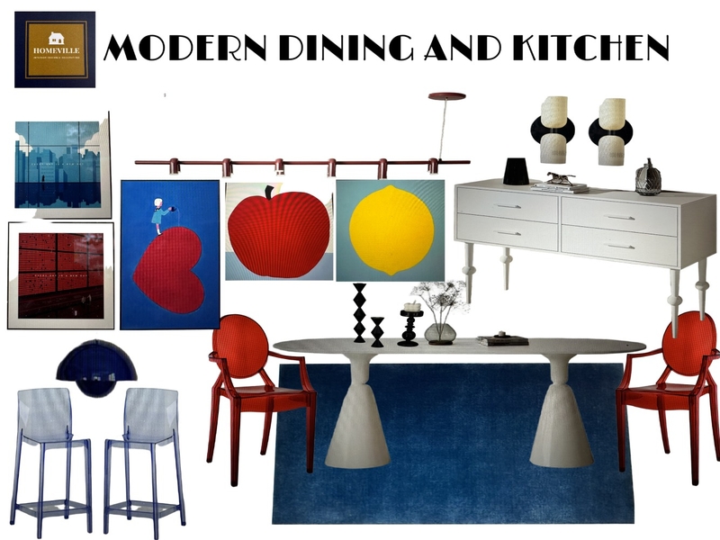 Modern Dining & Kitchen Area Mood Board by al1168ster@gmail.com on Style Sourcebook