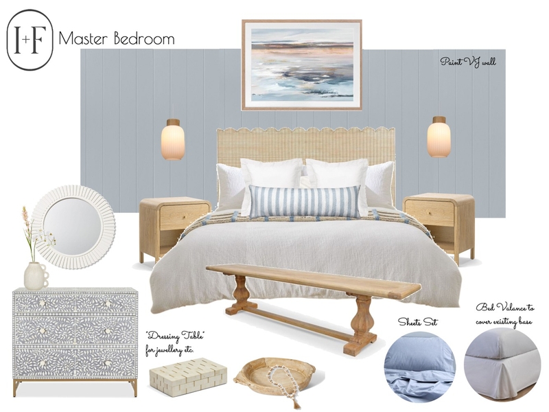 Master Bedroom Moodboard Mood Board by Ivy + Finch Design on Style Sourcebook