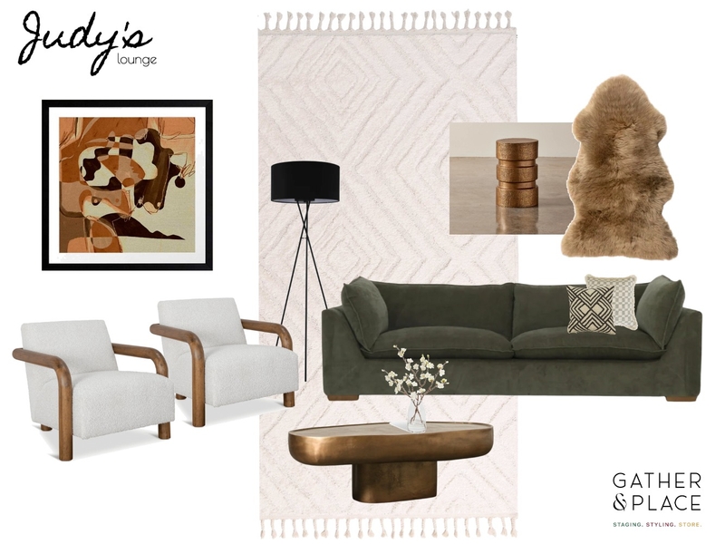 Judy's Lounge Room Mood Board by Gather & Place on Style Sourcebook