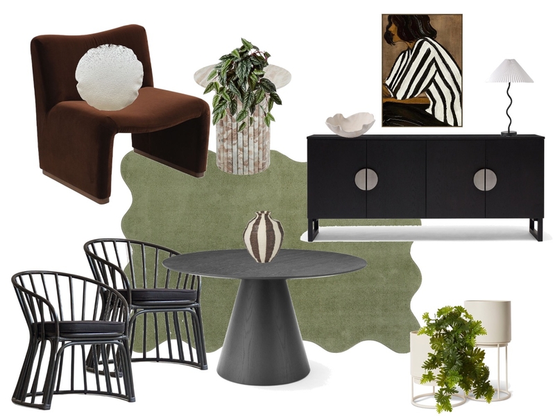 Dining room Interior Design Mood Board by hauss of styling Dining room Interior Design Mood Board by hauss of styling