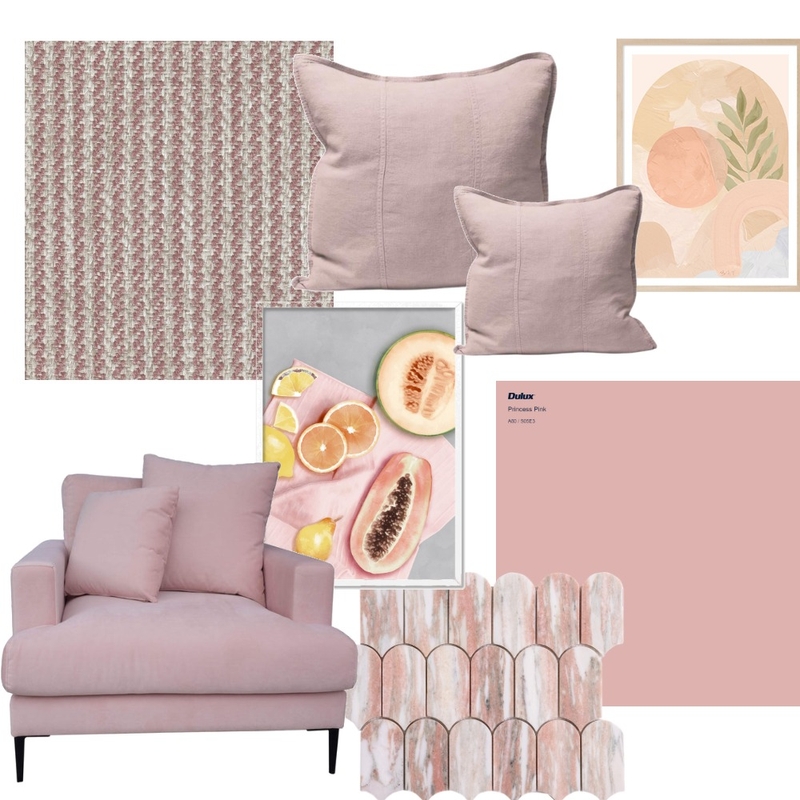 Pink mood board Mood Board by am4313 on Style Sourcebook
