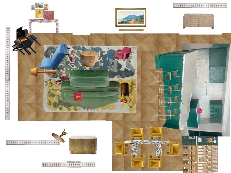 Great Room Space Planning Scale Mood Board by dl2407 on Style Sourcebook