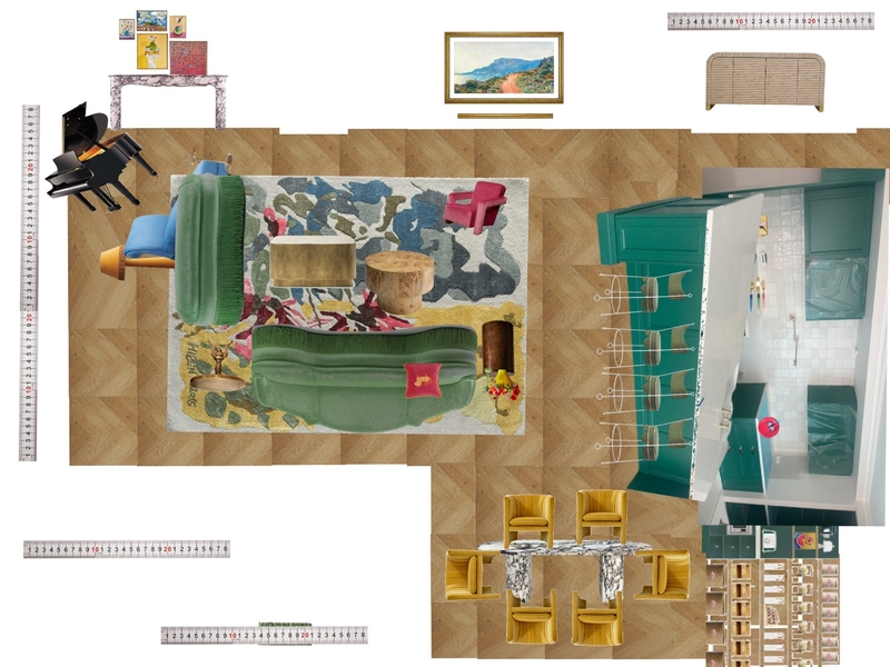 Great Room Space Planning Scale Mood Board by dl2407 on Style Sourcebook