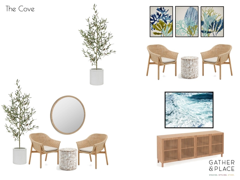 The Cove Mood Board by Gather & Place on Style Sourcebook