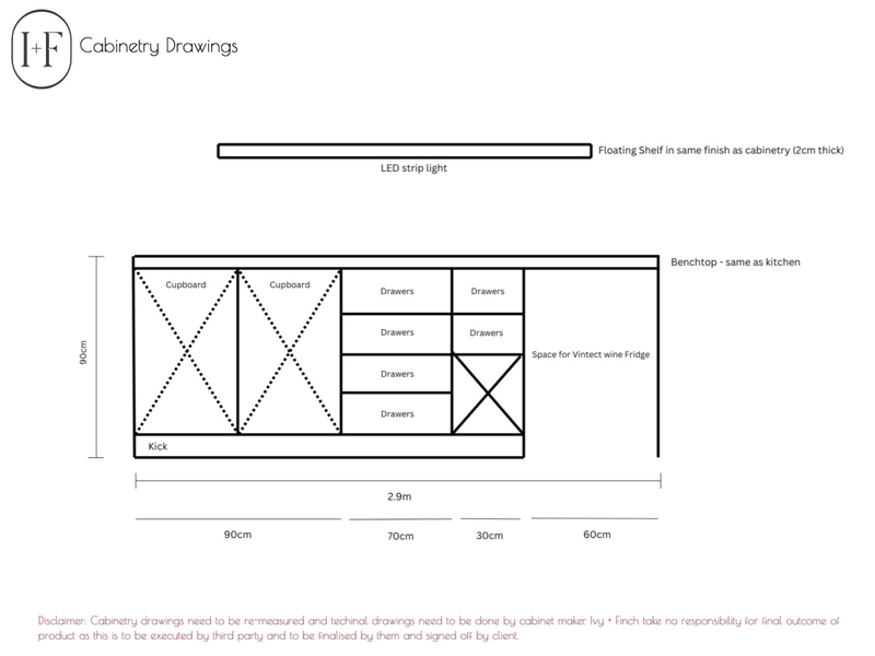 Cabinetry drawings Mood Board by Ivy + Finch Design on Style Sourcebook