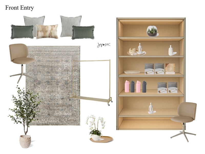 Pilates Front Entry Mood Board by Jas and Jac on Style Sourcebook