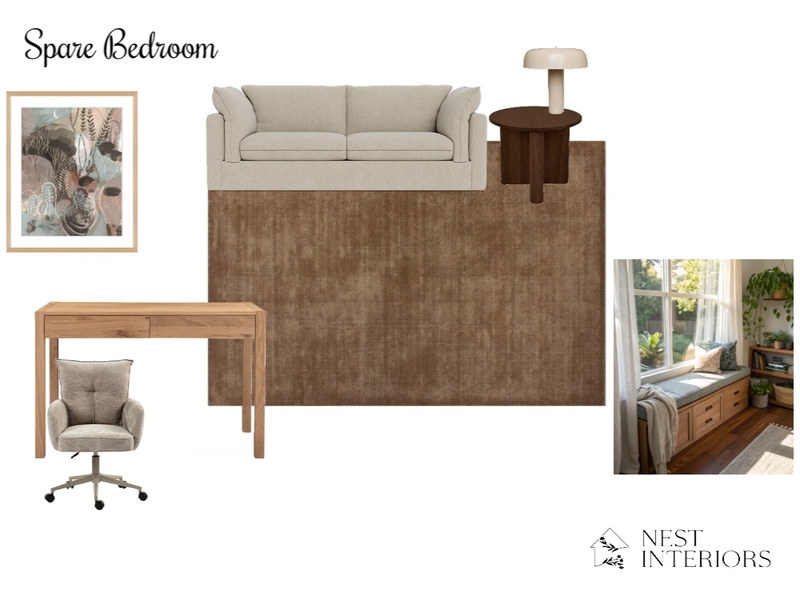Spare Bedroom - Kishaini Mood Board by Nest Interiors on Style Sourcebook