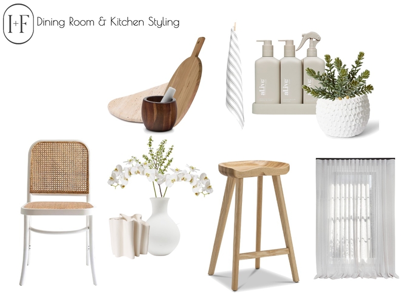 Dining & Kitchen styling Mood Board by Ivy + Finch Design on Style Sourcebook