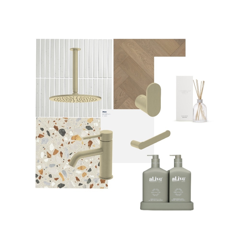 Terrazzo & Soft Gold Brush Mood Board by ESTELLE on Style Sourcebook