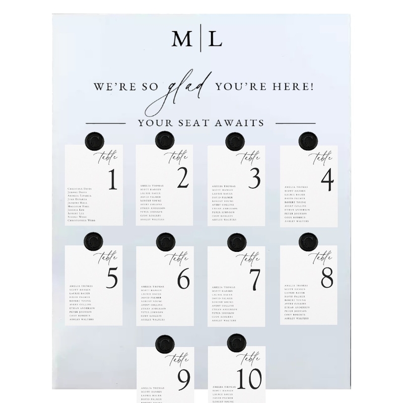 Wedding Seating Chart Mood Board by Chellz23 on Style Sourcebook