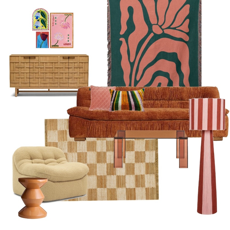 Eclectic Living Mood Board by AimeeJ on Style Sourcebook