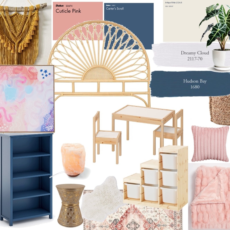 Edie's Room Interior Design Mood Board by Bee80