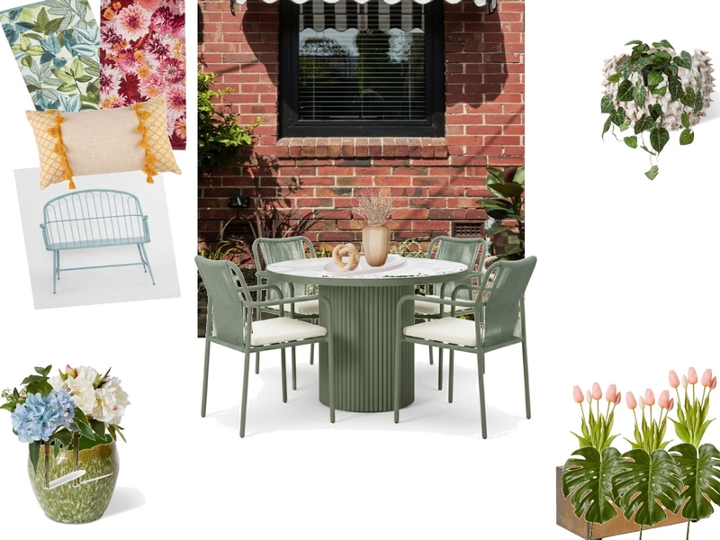 חצר בסגנון כפרי Mood Board by Rawan's on Style Sourcebook