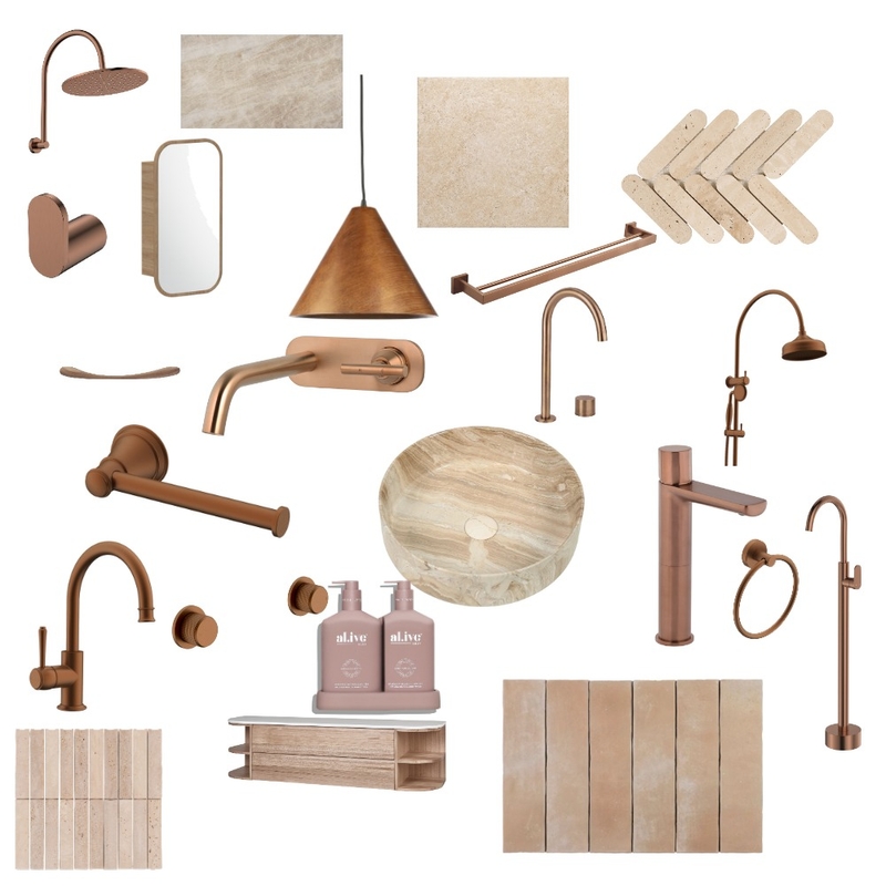 bathroom earthy Mood Board by RAB.ALI on Style Sourcebook