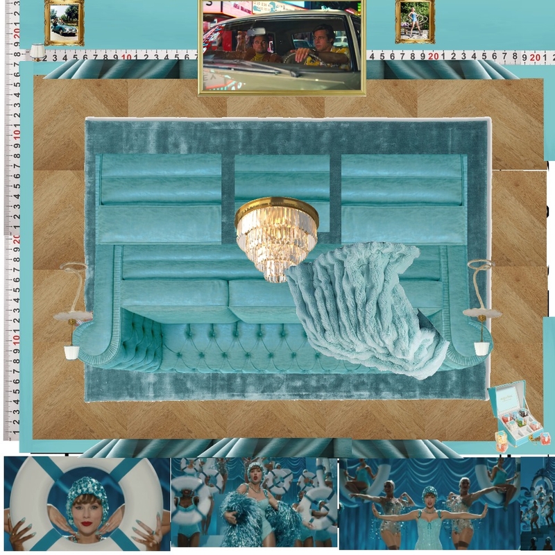 Cinema Blue Colour Drench Mood Board by dl2407 on Style Sourcebook