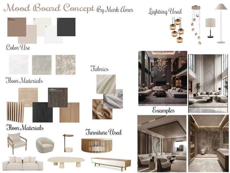 Mood board Mark Final Mood Board by qashamark on Style Sourcebook