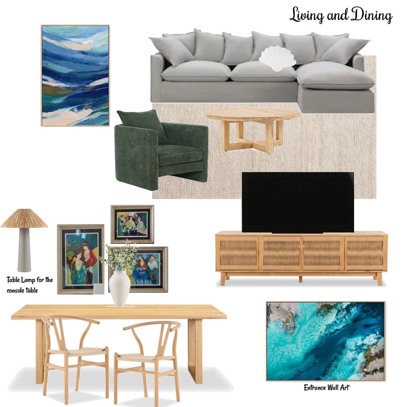 Modern take on Coastal Mood Board by Interiors By Zai on Style Sourcebook